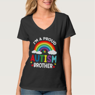Ich bin ein stolzer Autismus Bruder Autismus Bewus T-Shirt