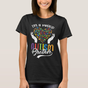 Ich bin ein stolzer Autismus-Bruder Autismus-Puzzl T-Shirt
