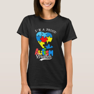 Ich bin ein stolzer Autismus-Bruder Bewusstsein Au T-Shirt