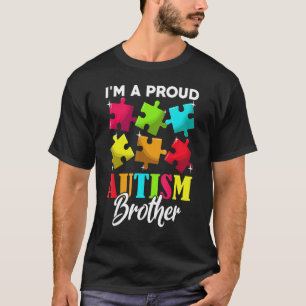 Ich bin ein stolzer Autismus Bruder Männer Jungs H T-Shirt