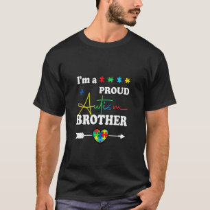 Ich bin ein stolzer Autismus-Bruder, passende Fami T-Shirt