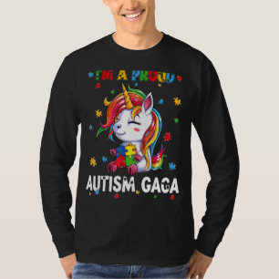 Ich bin ein stolzer Autismus Gaga Bewusstsein Puzz T-Shirt