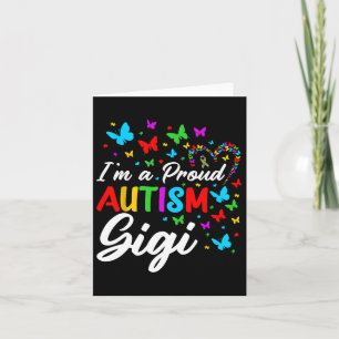 Ich bin ein stolzer Autismus Gigi Autismus Sensibi Karte