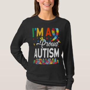 Ich bin ein stolzer Autismus Gramma Matching Autis T-Shirt