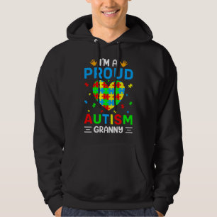 Ich bin ein stolzer Autismus Granny Autismus Bewus Hoodie