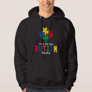 Ich bin ein stolzer Autismus Nana Autismus Bewusst Hoodie