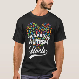 Ich bin ein stolzer Autismus-Onkel Autismus-Puzzle T-Shirt