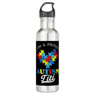 Ich bin ein stolzer Autismus Titi - Perfekt für Ta Edelstahlflasche