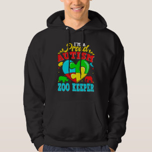 Ich bin ein stolzer Autismus Zoologe Puzzle Herz A Hoodie