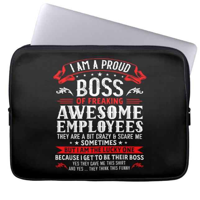 Ich bin ein stolzer Boss, Phantastische Mitarbeite Laptopschutzhülle (Vorderseite)