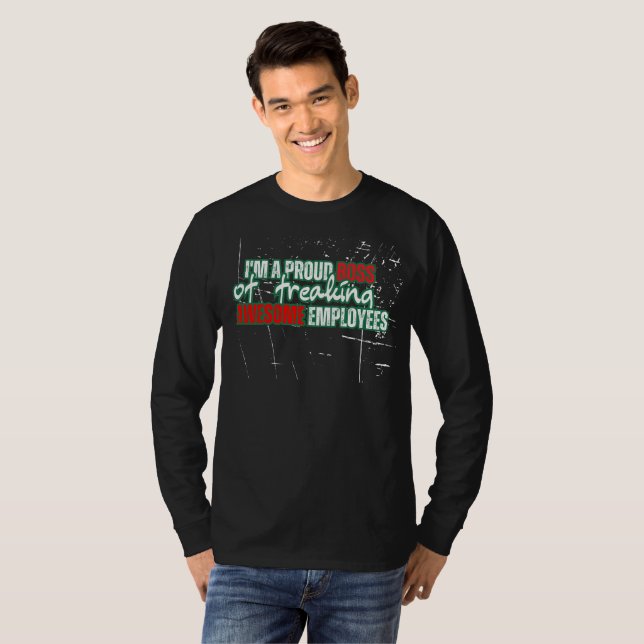 Ich bin ein stolzer Boss T-Shirt (Vorne ganz)