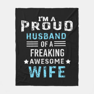 Ich bin ein stolzer Ehemann einer phantastischen E Fleecedecke