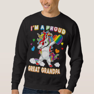 Ich bin ein stolzer Freund Gay Great Opa Pride Dab Sweatshirt