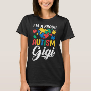 Ich bin ein stolzer Gigi-Liebesherz-Autismus-Bewus T-Shirt