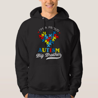 Ich bin ein stolzer großer Bruder Autismus-Bewusst Hoodie