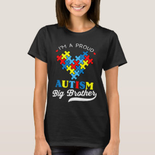 Ich bin ein stolzer großer Bruder Autismus-Bewusst T-Shirt