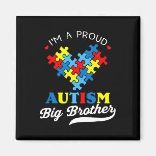 Ich bin ein stolzer großer Bruder Autismussensibil Magnet
