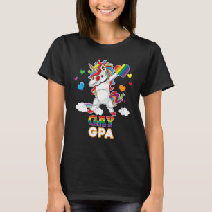 Ich bin ein stolzer LGBT Gay GPA Pride Dabbing Uni T-Shirt