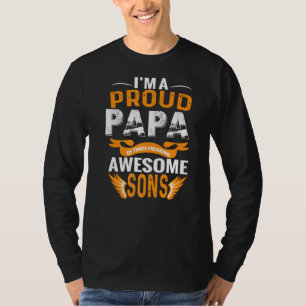 Ich bin ein stolzer Papa von drei furchenden Phant T-Shirt