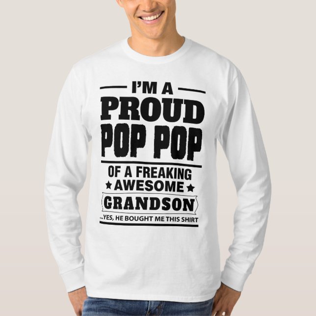 Ich bin ein stolzer Pop-Pop von A fantastischen T-Shirt (Vorderseite)