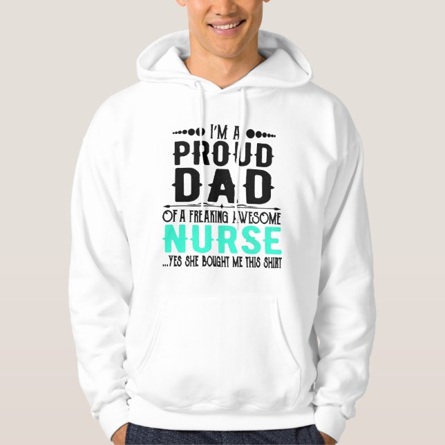 Ich bin ein stolzer Vater einer unerschütterlichen Hoodie (Vorderseite)