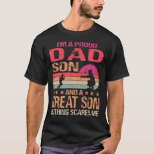 Ich bin ein stolzer Vater Großer Sohn Nichts stört T-Shirt