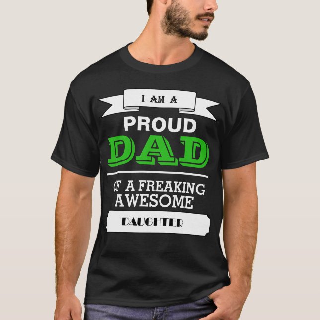 ICH BIN EIN STOLZER VATER T-Shirt (Vorderseite)