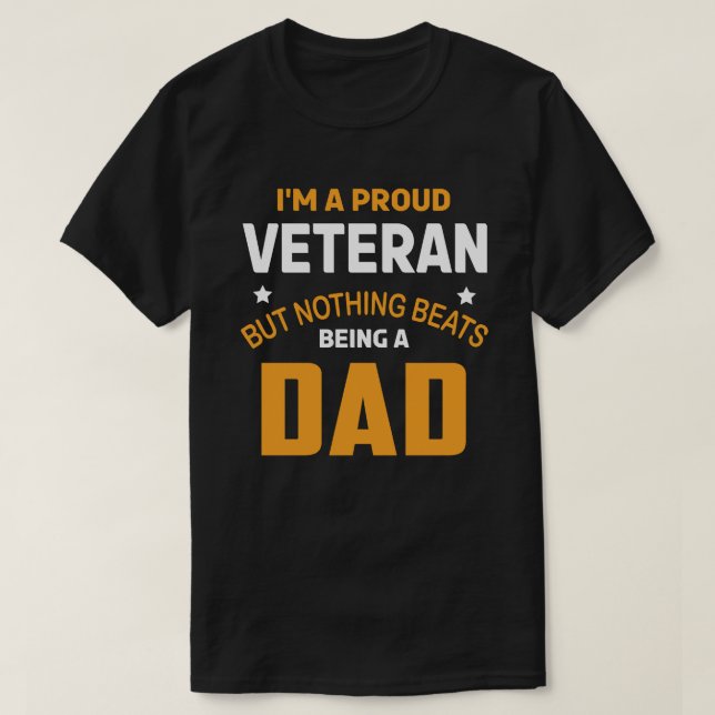 Ich bin ein stolzer Veteran, aber nichts ist besse T-Shirt (Design vorne)