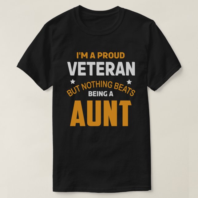Ich bin ein stolzer Veteran, aber nichts ist besse T-Shirt (Design vorne)