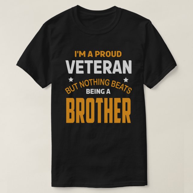 Ich bin ein stolzer Veteran, aber nichts ist besse T-Shirt (Design vorne)