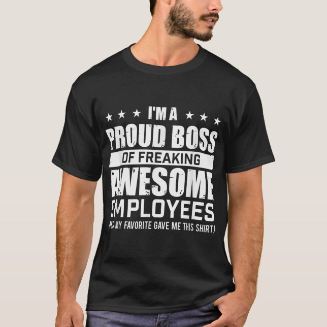 Ich bin ein stolzer Vorstand phantastischer Mitarb T-Shirt (Vorderseite)