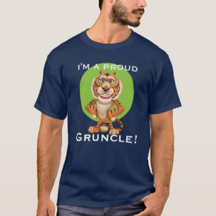 "Ich bin ein stolzes Gruncle!" mit lächelndem T-Shirt