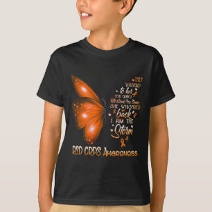 Ich bin ein Sturm RSD CRPS Awareness Butterfly T-Shirt