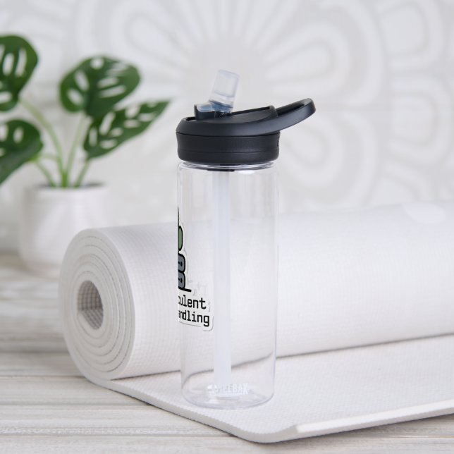 Ich bin ein Sukkulent bei der Fehlerbehandlung Auf Trinkflasche (Yoga)
