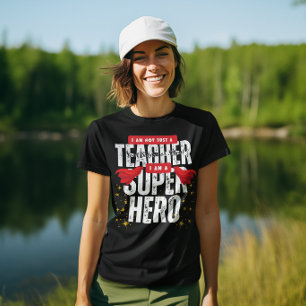 Ich bin ein Superheld Mathematik-Lehrer Anerkennun T-Shirt