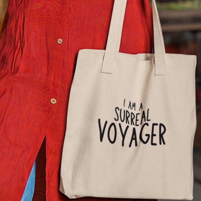Ich bin ein Surreal Voyager Adventure Exploration  Tragetasche (Shop now and  join the league of surreal voyagers!)
