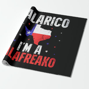 Ich bin ein Talafreako James Talarico 2026 Texas Geschenkpapier