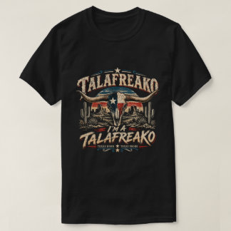 Ich bin ein Talafreako – Vintage Texas Longhorn-Sc T-Shirt
