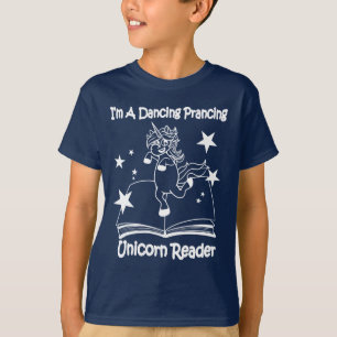 Ich bin ein tanzender T - Shirt, der Unicorn-Leser T-Shirt
