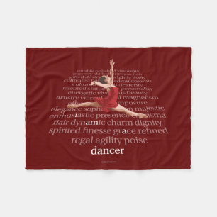 Ich bin ein Tänzer Fleecedecke