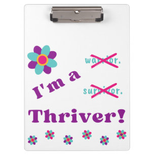 Ich bin ein Thriver! Klemmbrett