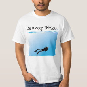 Ich bin ein tiefer Denker-Sporttaucher T-Shirt