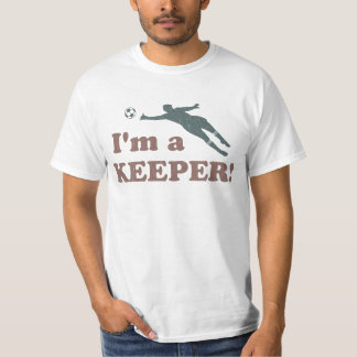 Ich bin ein Torwart beim Keeper Soccer T-Shirt