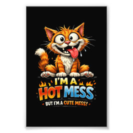  Ich bin ein totales Chaos Fotodruck