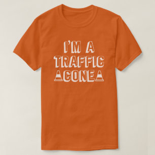 Ich bin ein Traffic Cone, das Halloween-Kostüm lei T-Shirt