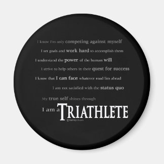 Ich bin ein Triathlet Magnet