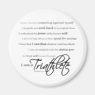 Ich bin ein Triathlete - Script Magnet