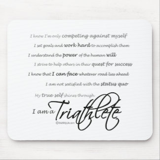 Ich bin ein Triathlete - Skript Mousepad