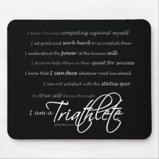 Ich bin ein Triathlete - Skript Mousepad