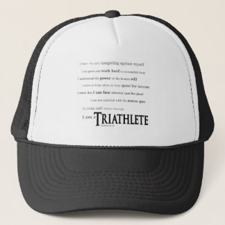 Ich bin ein Triathlete Truckerkappe